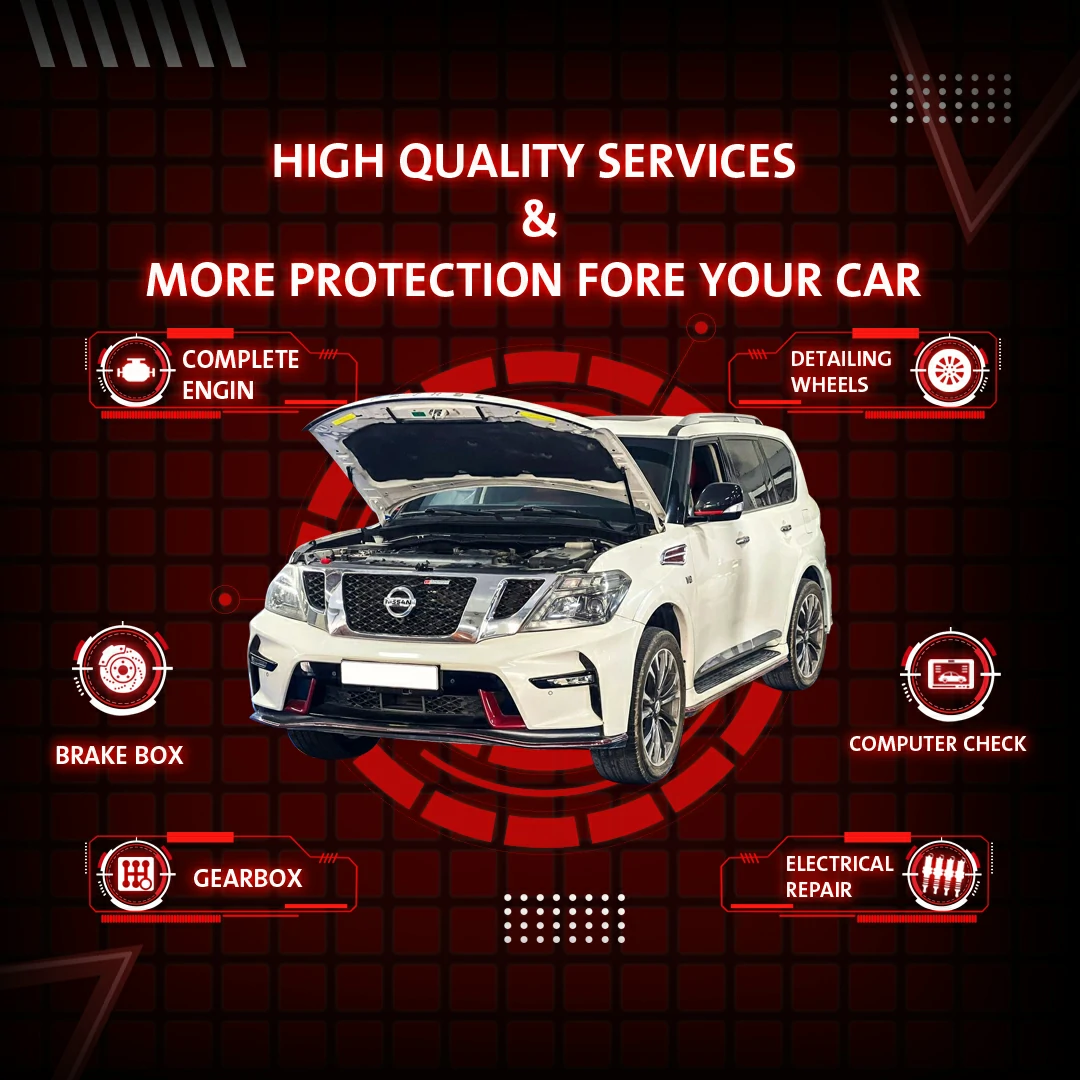 كراج تصليح سيارات حديث مجهز بالكامل